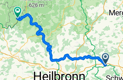 Route in der Bikemap App öffnen