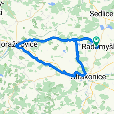 Radomyšl-Třebohostice-Horažďovice-Katovice-Strakonice-Třebohostice-Radomyšl