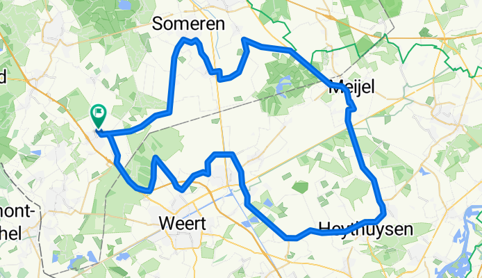 Rondje Meyel 77 Km