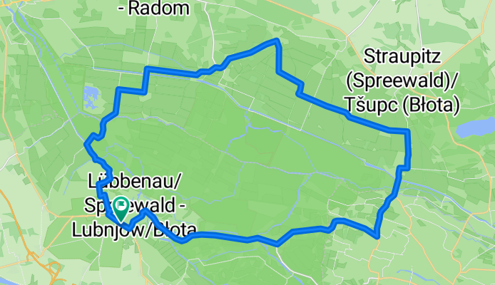 Spreewald mit Brücken