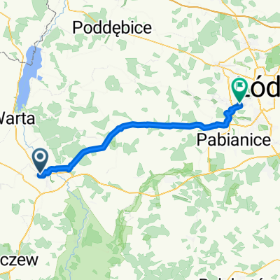 Z Sieradza do Łodzi