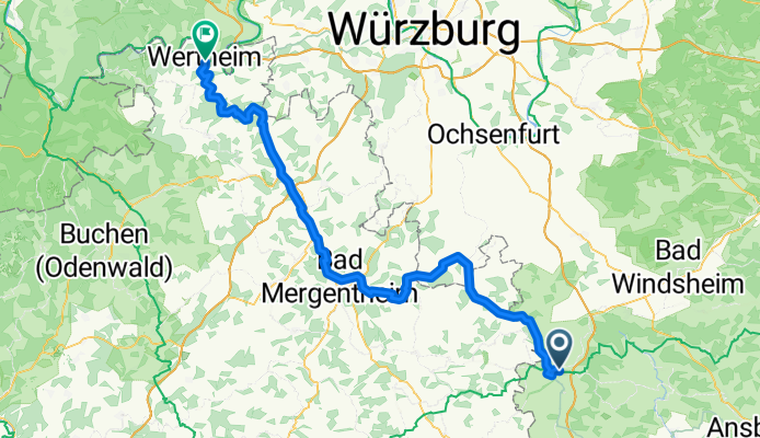 Radurlaub im Taubertal