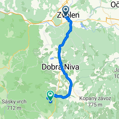 z práce cez sásu