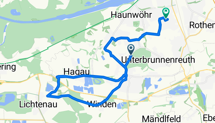 Ausfahrt durch Ingolstadt