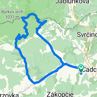 Čadca - Olešna - Veľký Polom - Čadca