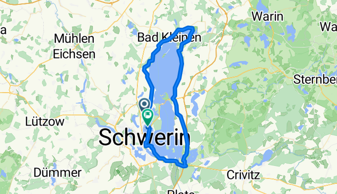 Lange Radrunde durch Schwerin