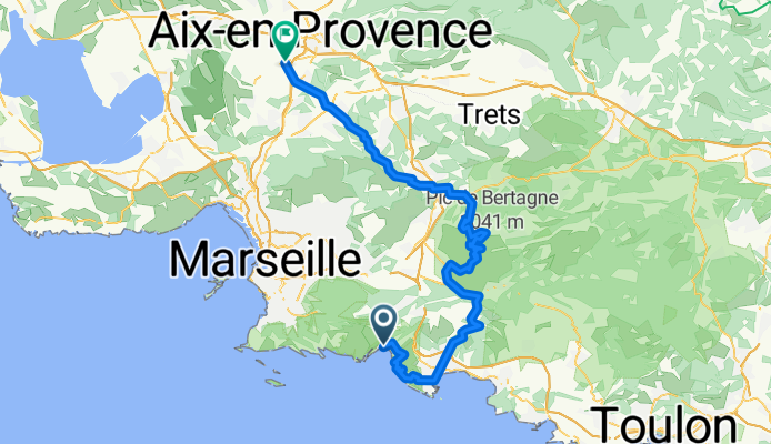 predmestje Aix-en-Provence-Gardanne-Auriol-Ceyreste-La Ciotat-Cassis