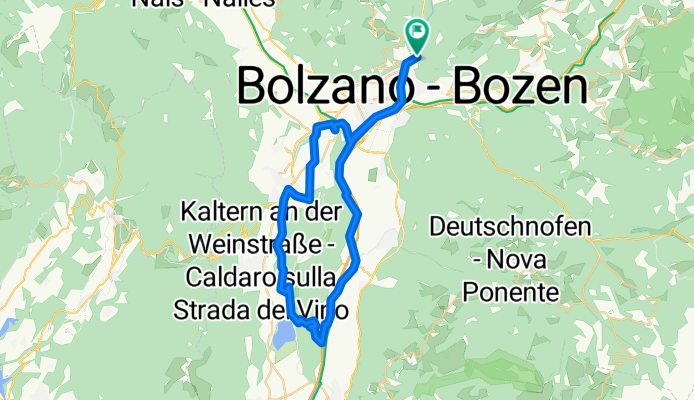 Runkelstein - Pfatten - Schloß Leimburg - Kaltern - Eppan - Frangart - Runkelstein