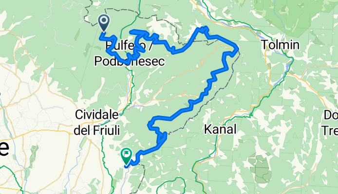 Montefosca Matajur kolovrat Castelmonte Prepotto