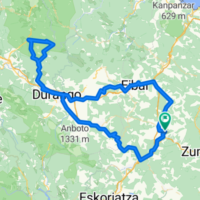 2016 04 10 Bergara - Eibar - Areitio - Iurreta - Arriandi -Montecalvo - Urrutxua - Zugastieta -Durango - Kanpazar - Bergara