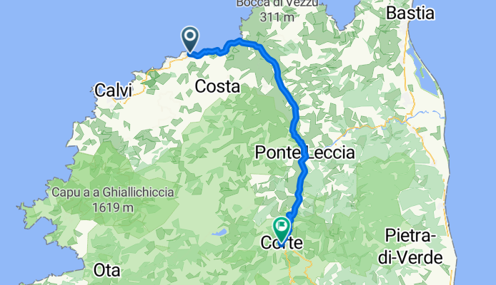 Korsika_9: L'Ile Rousse - Corte