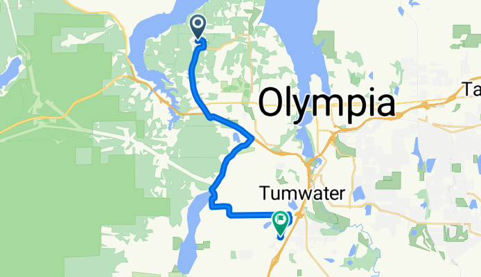 bike tour from Olympia to Tumwater