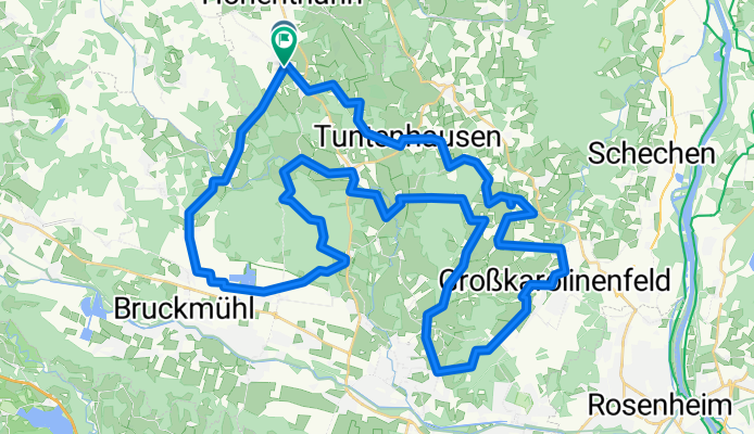 Um Biberg und Tuntenhausen  