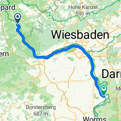 5.Etappe Große Rheinkreuzfahrt_Oppenheim Eicher See 93,5km 40vm 93Pkt