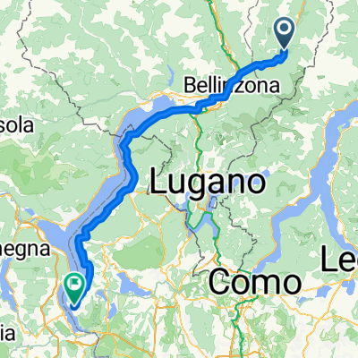 14.Etappe Große Rheinkreuzfahrt_Angera Lago Maggiore Italien 100,3km 480vm 167Pkt