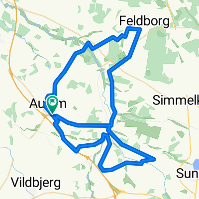 Aulum Bike 2016 ny rute 78,7 km