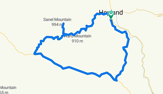 Feliz Creek- Rd110- Rte128-Mountain House Loop