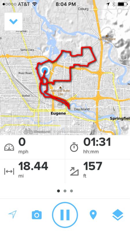 ride through Eugene
