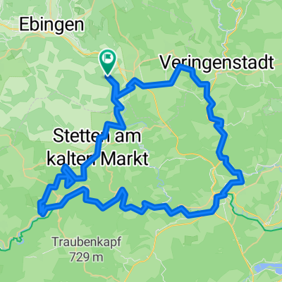 Straßberg - Laucherttal - Donautal - Werenwag - Stetten a.k.M.