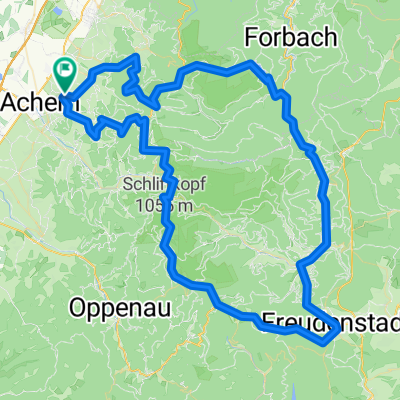 Sasbachwalden;B500;B28;Freudenstatt;Murgtal;Schwarzenbachtalsperre;B500;Neusatz;Obersasbach