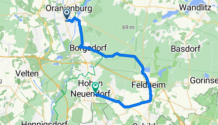 Borgsdorf-Summt-Mühlenbeck-Schönfließ-Hohen Neuendorf