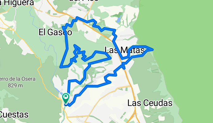 LAS ROZAS-LAS MATAS-TORRELODONES-CANAL-EL GOLF-LAS ROZAS