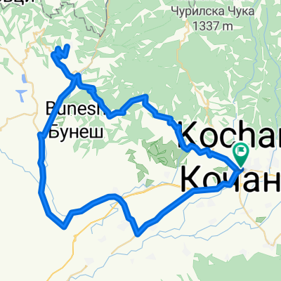 Kocani-Pantelej-Lesnovo-Cesinovo-Kocani