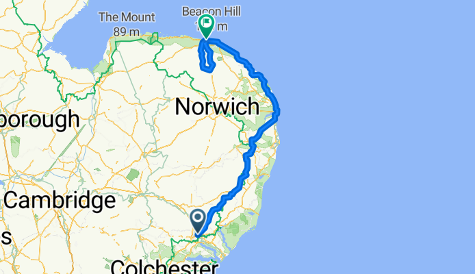 Ipswich to Sheringham
