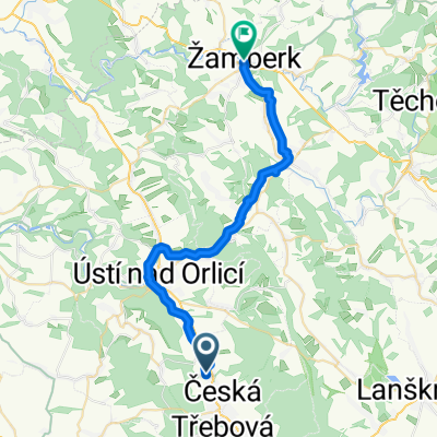 cyklotrasa čt - žamberk