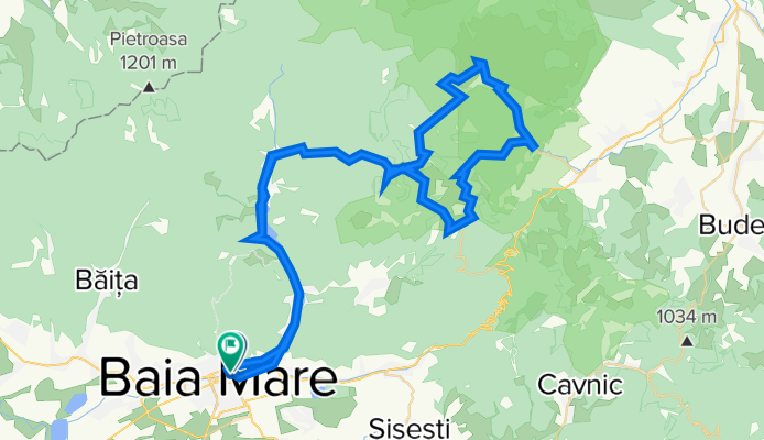 Izvoare-Drm. Carbunarilor-Vl.Crivini-Vl. Mara-Runcu -Plesca-Izvoare.