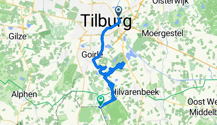 MTB Route Beekse Bergen, Gorp en Roovert (WIP)