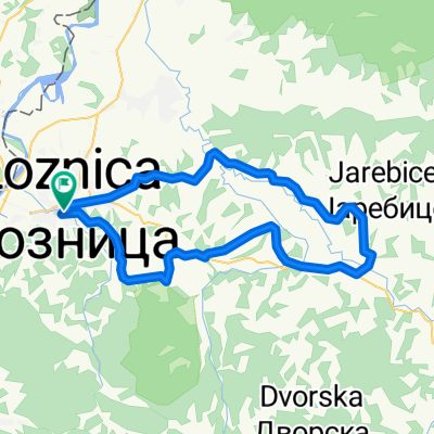 Loznica - Bradić - Brnjac - Draginac - G. Nedeljice - Korenita - Tršić - Loznica