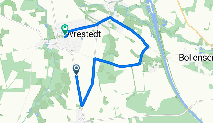 Schnelle Radrunde durch Wrestedt