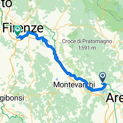 Castiglion Fibocchi - Galluzzo (77 km)