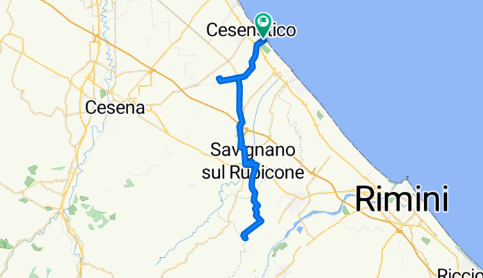 Cesenatico - Ölmühle + BBQ Hotel Rizz  50 km 70 hm