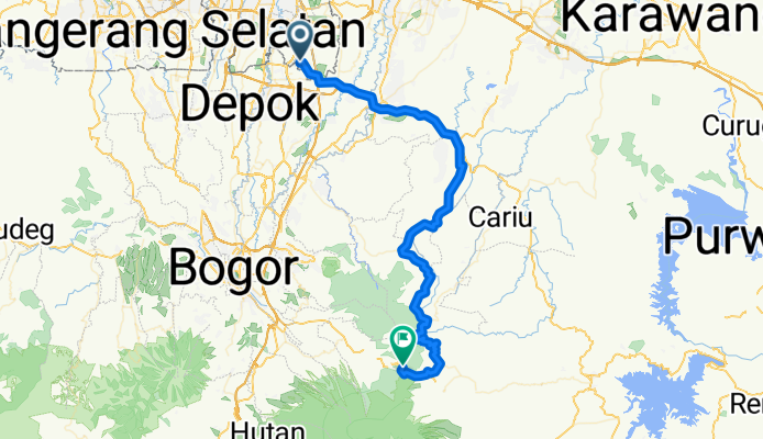 gowes curug cisadon  loop