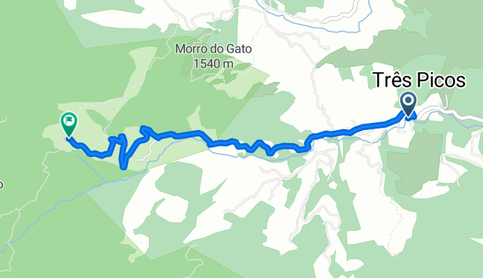 Route to Tres Picos de Salinas