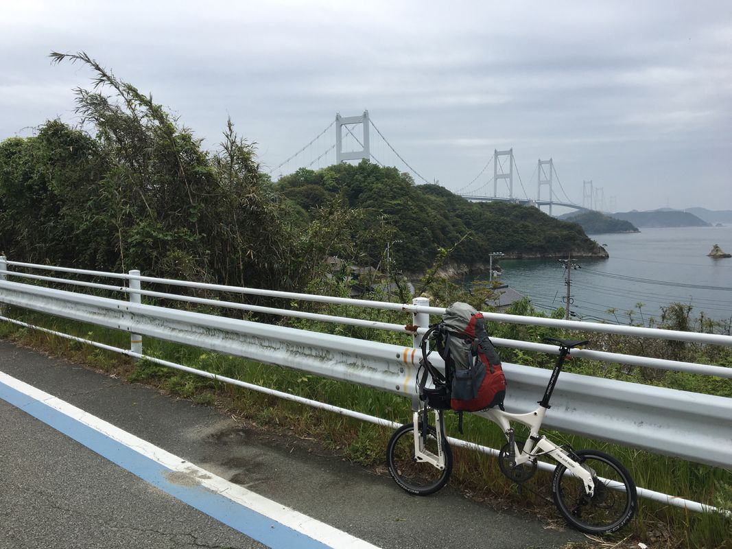 Lengthy bike tour from 尾道市 to 今治市