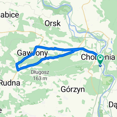 TRASA GWIZDANOW 30KM 