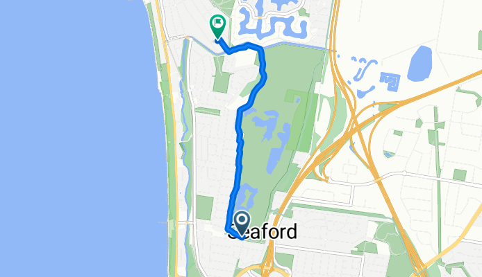 Short bike tour from Seaford to Carrum