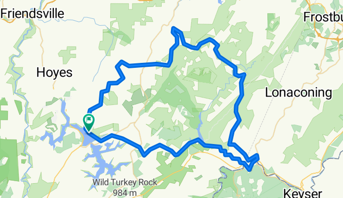 Savage man bike rute