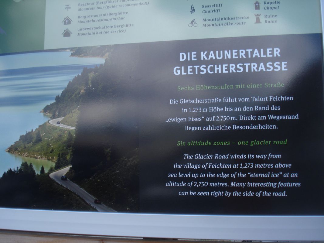 Prutz Kaunertaler Gletscherstrasse Piller Höhe bis Öztal Bahnhof