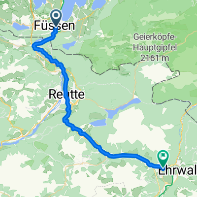 Füssen-Gardasee Teilstrecke 1