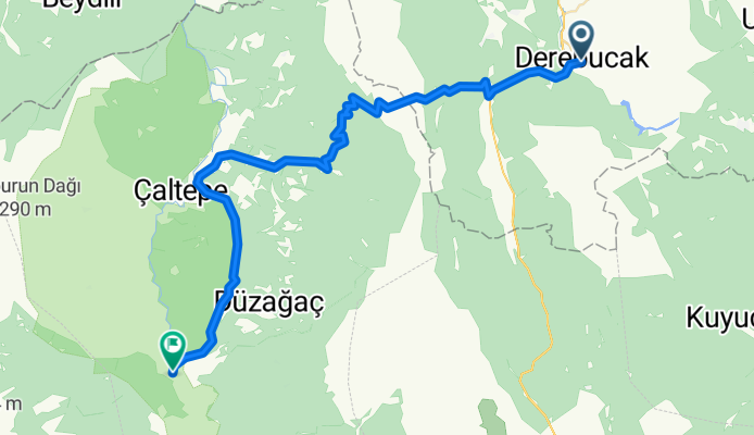derebucak kırkkavak köprülü kanyon