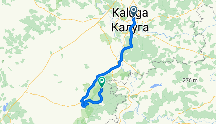 Калуга - Оптина пустынь(трасса) - Стоянка