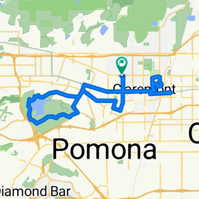 Long bike tour through Claremont and raging waters