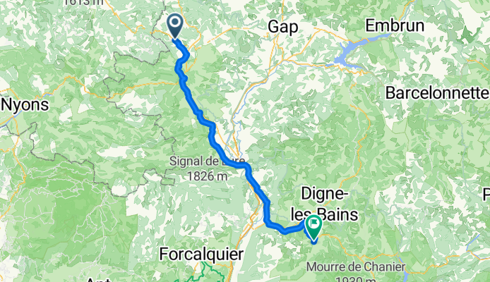 Day 4 - Saint-Pierre-d'Argençon to Mézel