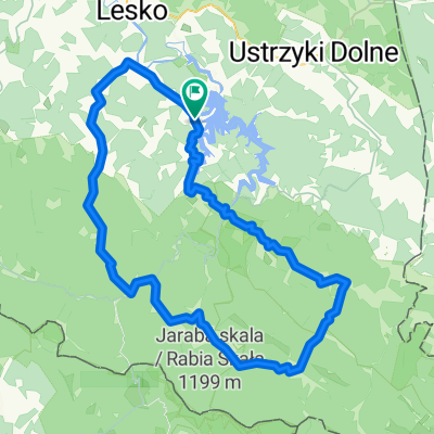 Polańczyk-Hoczew-Cisna-Wetlina-Brzegi G.-Dwernik-Chmiel-Sękowiec-Stokówka Studenne-Bukowiec-Wołkowyja-Polańczyk.