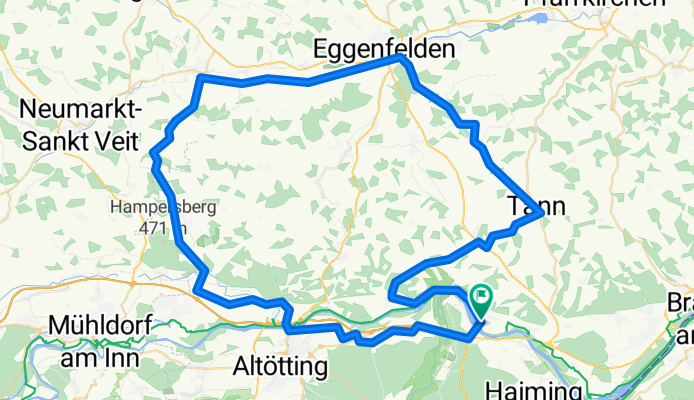 Marktl - Eggenfelden - Massing - Winhöring - Marktl