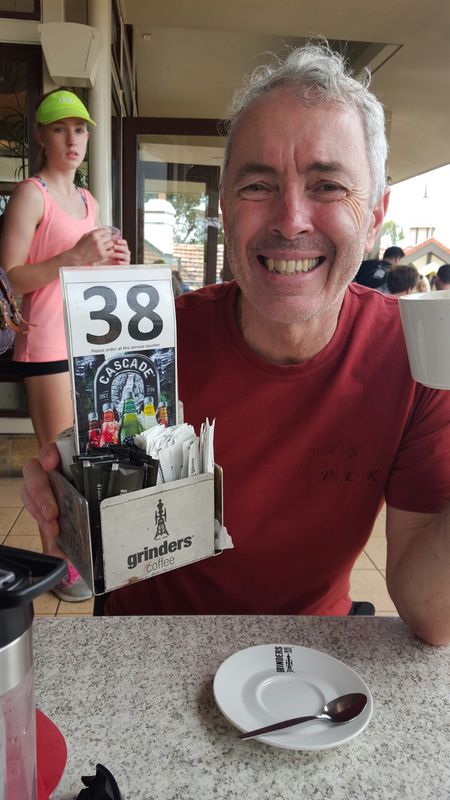 Mt Cootha finish with breakfast